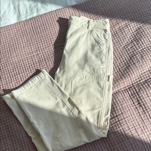 Aritzia Cream Utility Pants